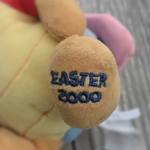 Ty Easter Egg Beanie Baby and Butterfly Easter Pooh Bear Vintage Bundle Set of 2 - Picture 9 of 12